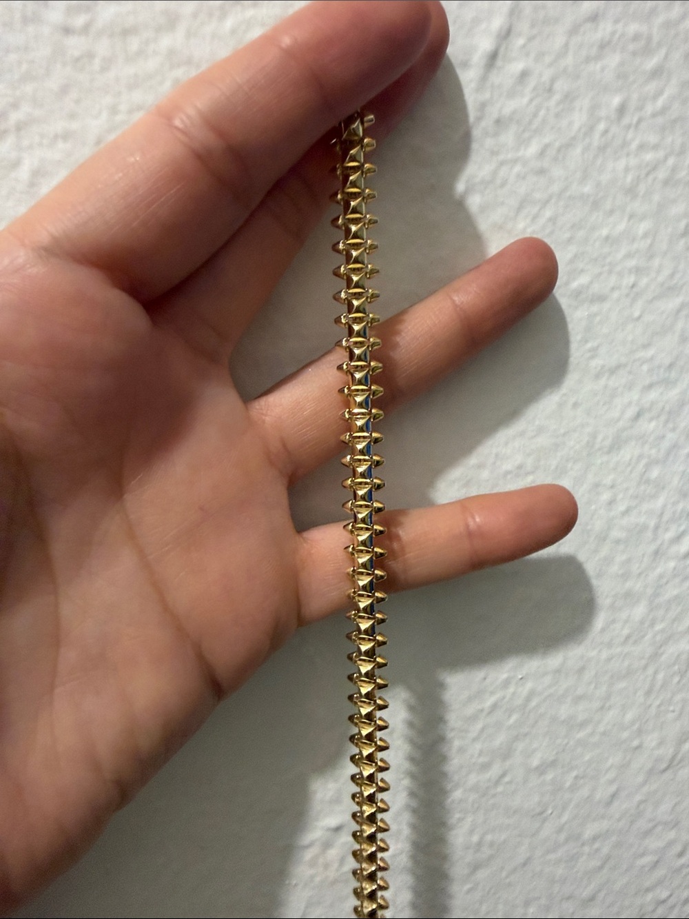 18k solid yellow gold bracelet